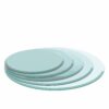 24" Round Tempered Glass Table Top Clear Glass 2 / 5" Thick Beveled Polished Edge - Transparent - Image 5