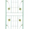 4 Pack Metal Garden Trellis Rustproof Trellis For Climbing Plants Outdoor Flower Support - Green - Image 12