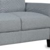 Living Room Furniture Loveseat Sofa And 3 Seat Sofa - Gray - Image 6