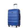 3 Piece Luggage Sets Pc Lightweight & Durable Expandable Suitcase With Two Hooks, Spinner Wheels, Tsa Lock, (21/25/29) - Dark Blue - Image 13