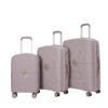 Hardshell Suitcase Double Spinner Wheels Pp Luggage Sets Lightweight Durable Suitcase With Tsa Lock, 3 Piece Set (20/24/28) - Griege - Image 4