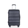 Expandable 3 Piece Luggage Sets Pc Lightweight & Durable Suitcase With Two Hooks, Spinner Wheels, Tsa Lock, (21/25/29) - Black - Image 10