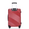 3 Piece Luggage Sets Lightweight Suitcase With Two Hooks, Spinner Wheels, (20/24/28) - Red - Image 8