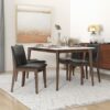 Destiny - Dining Chairs (Set of 2) - Black / Dark Brown - Image 12