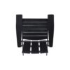 Aurascape - Outdoor Acacia Wood Foldable Adirondack Chair - Black - Image 8