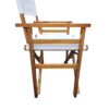 Folding Director Chair Canvas (Set of 2) - White - Image 7