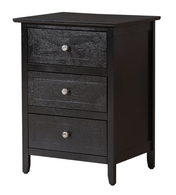 Daniel - Transitional Nightstand - Black