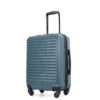 20" Carry On Luggage Lightweight Suitcase, Spinner Wheels - Green - Image 8