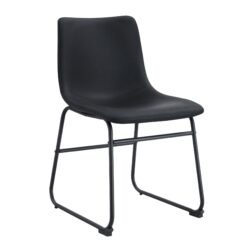 (Set of 4) Classic Chairs, A Stylish Seat Suitable For Modern Minimalist And Industrial Style Environments - Black