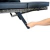 1 Pieces Patio Wicker Side Foldable Bench Patio Backyard Conversation Bench Gray Wicker - Dark Gray - Image 13
