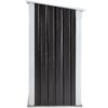 Log Storage Shed, Log Holder With Roof, Log Storage Shed, Firewood Rack For Backyard Garden Patio Porch, Anthracite Galvanized Steel - Black - Image 3