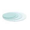 36" Round Tempered Glass Table Top Clear Glass 1 / 4’’" Thick Round Polished Edge - Transparent - Image 7