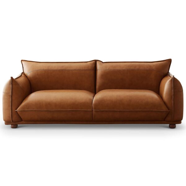 Emma - Mid-Century Modern Luxury Sofa - Cognac