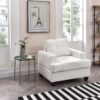 Charming Transitional Chair - White - Image 4