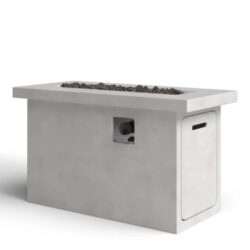 Propane / Gas Outdoor Fire Pit Table - Gray