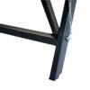 1 Pieces Patio Wicker Side Foldable Bench Patio Backyard Conversation Bench Gray Wicker - Dark Gray - Image 11