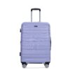 Luggage Set Of 5 Pieces, Expandable Hard Pc Luggage Set With Tsa Lock For Rotating Wheels, Lightweight Rolling Luggage - Light Purple - Image 10