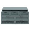 7 Drawer Cabinet, American Furniture, Suitable For Bedroom, Living Room, Study - Dark Green - Image 15