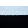 Storage Ottoman Bench For End Of Bed Gold Legs, Modern Gray Faux Fur Entryway Bench Upholstered Padded With Storage For Living Room Bedroom - Blue - Image 26