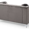 Contemporary Loveseat - Dark Gray - Image 3