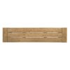 Outdoor Bench With Slat Panel Design And Frame (Set of 2) - Natural / Gray - Image 9