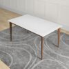 Lindsey - White Top Dining Table - Brown / White - Image 12