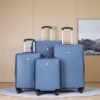 Luggage 4 Piece Lightweight Suitcase With Rotating Wheels, 24" And 28" With Tsa Lock, (16/20/24/28) - Blue - Image 2