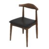 Destiny - Dining Chairs (Set of 2) - Black / Dark Brown - Image 2