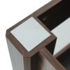 36" Modern Bathroom Vanity With Rectangle Ceramic Sink, Bathroom Cabinet And 45 Degrees Free Handle Design Soft Closing Doors, 1 Open Shelf At The Bottom - Dark Brown - Image 20