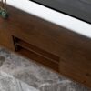 Caroline - Mid-Century Modern Style TV Stand Up To 72" - Brown / Dark Brown - Image 7
