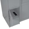 Full Size Murphy Bed With Drawers, Cabinets, And USB Ports - Gray - Image 18