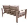 Loveseat, Wood Grained - Light Brown - Image 5