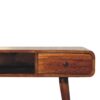Curved Writing Desk - Chestnut - Image 6