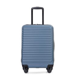 20" Carry On Luggage Lightweight Suitcase, Spinner Wheels - Blue
