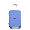 Hardshell Suitcase Spinner Wheels Pp Luggage Sets Lightweight Durable Suitcase With Tsa Lock, 3 Piece Set (20/24/28) - Purplish Blue - Image 8
