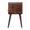 Mini Curve Open Bedside Table - Chestnut - Image 8