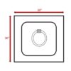 Reinforced - Propane / Gas Fire Pit Table - Gray - Image 6