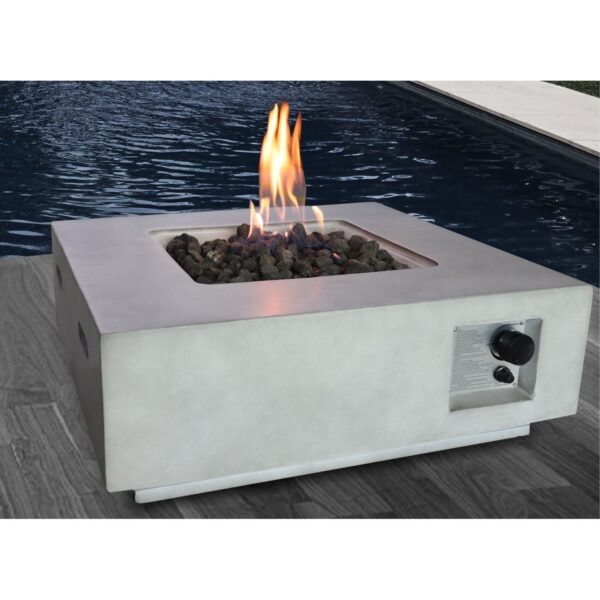 Reinforced - Propane / Gas Fire Pit Table - Gray