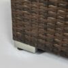 Outdoor Fire Table Propane Fire Pit Rattan Gas Fire Table, Gas Fire Table With Tile Tabletop - Brown - Image 11