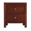 Elegantly Designed Nightstand - Cherry - Image 2