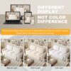 Pull Out Sofa Bed, 3 Seat Convertible Sleeper Sofa With 2 In 1 Pillow And Blanket Set Multifunctional Velvet Loveseat Bed - Beige - Image 16