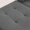 3 Piece Free Combination L Shaped Modular Sectional, Minimalist Floor Couch Set, Convertible Foam Filled Cloud Compressed Couch For Living Room - Gray - Image 13