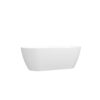 Acrylic Freestanding Soaking Bathtub With Classic Slotted Overflow And Toe-Tap Drain In Chrome, Cupc Certified.Easy To Install, 02138 - Glossy White - Image 9