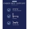 Comfort Care - 13" King Size Hybrid Mattress, Firm Support, Cooling Technology - Gray / Blue - Image 12
