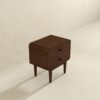 Alexa - Mid-Century Modern Style Night Stand - Brown - Image 16