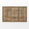 Blissique - Outdoor Foldable Wood Dining Table With Slat Design - Natural - Image 7