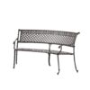 Sector - Bench With Curved Design And Diamond Cross Seat - Copper - Image 6
