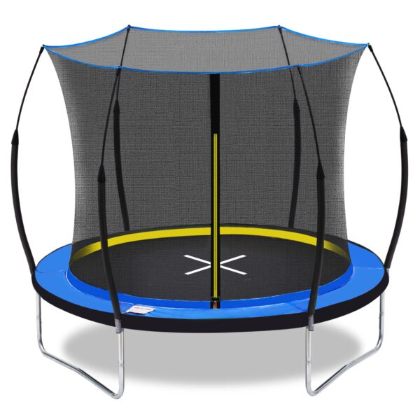 8 Ft Trampoline Inner Safety Net Elastic Ropes Version - Blue