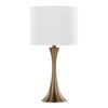 Lenuxe - Contemporary Table Lamp (Set of 2) - Golden Bronze / Off White - Image 2
