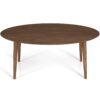 Ada - Mid-Century Modern Style Oval Dining Table - Brown - Image 14